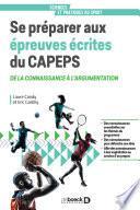 Se préparer aux épreuves écrites du CAPEPS