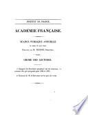 Séance publique annuelle
