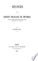 Séances de la Société française de physique