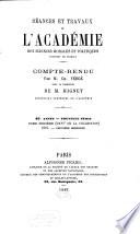 Séances et travaux de l'Académie des Sciences Morales et Politiques