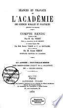 Séances et travaux de l'Académie des Sciences Morales et Politiques