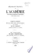 Séances et travaux de l'Académie des Sciences Morales et Politiques