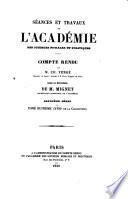 Séances et travaux de l'Académie des Sciences Morales et Politiques