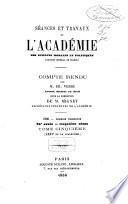 Séances et travaux de l'Académie des Sciences Morales et Politiques