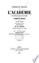 Séances et travaux de l'Académie des Sciences Morales et Politiques