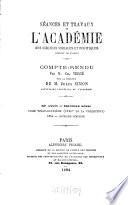 Séances et travaux de l'Académie des Sciences Morales et Politiques