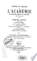 Séances et travaux de l'Académie des Sciences Morales et Politiques