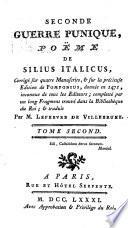 Seconde guerre punique, poème de Silius Italicus
