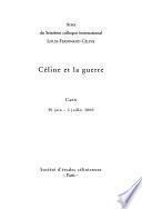 Seizième Colloque international Louis-Ferdinand Céline
