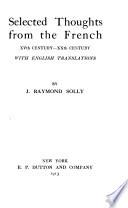 Selected Thoughts from the French