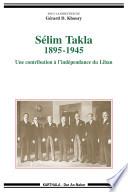 Sélim Takla 1895-1945