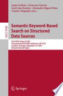 Semantic Keyword-based Search on Structured Data Sources