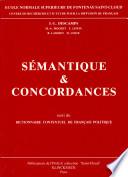 Sémantique & concordances