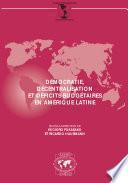 Séminaires du Centre de Développement Démocratie, décentralisation et déficits budgétaires en Amérique latine