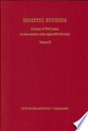 Semitic Studies