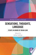 Sensations, Thoughts, Language
