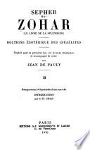 Sepher ha-Zohar (Le livre de la splendeur)
