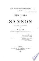 Sept générations d'exécuteurs 1688-1847