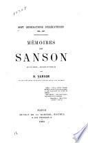Sept générations d'exécuteurs 1688-1847