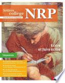 Séquence pédagogique  Écrire et faire écrire - NRP Collège - -e, 5e, 4e, 3e (Format PDF)