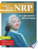 Séquence pédagogique  Le gai savoir des écrivains - NRP Lycée (Format PDF)