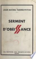 Serment d'obéissance