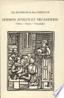 Sermon joyeux et truanderie
