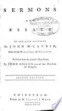 Sermons and Essays