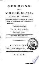 Sermons de M. Hugh Blair