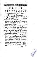 Sermons de S. Bernard, premier abbé de Clairvaux, sur diverses sortes de sujets. Nouvellement traduits en François, Par le R. P. Dom Antoine de S. Gabriel, Fueillent