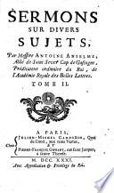 SERMONS SUR DIVERS SUJETS.