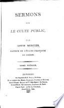 Sermons sur le culte public