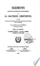 Sermons sur les plus importantes matières de la morale chrétienne