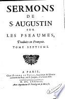 Sermons sur les Pseaumes
