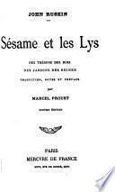 Sésame et les lys