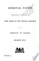 Sessional Papers of the Parliament of the Dominion of Canada
