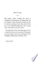 Settlement of claims on France; financial state of France; differences between Spain and Portugal; negotiations respecting the colonies of Spain in America; plot and attempt to assassinate the Duke of Wellington; evacuation of France by the Allied armies, 1817-1818