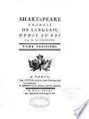 Shakespeare traduit de l'anglois: Richard III; Henri VIII