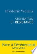 Sidération et résistance