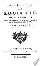 Siècle de Louis XIV.
