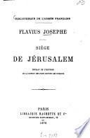 Siège de Jérusalem
