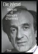 Silences et Mémoires d'hommes. Essais, histoires,