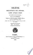 Silène précepteur des amours