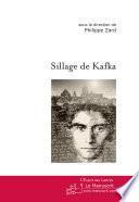 Sillage de Kafka