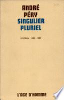 Singulier pluriel
