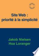 Site Web : priorité à la simplicité