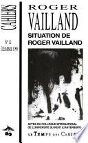 Situation de Roger Vailland