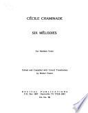 Six mélodies