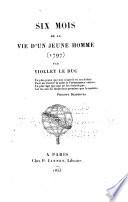 Six mois de la vie d'un jeune homme (1797)