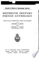 Sixteenth Century French Anthology